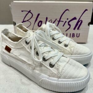 [Store Display] Blowfish ZS0930 Clay Women's Sneakers, White Smoked, Size 9